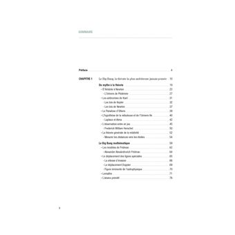 Le Big Bang de l'origine à l'avenir de l'univers