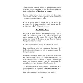 Panique en coulisses