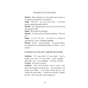 Panique en coulisses