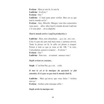 Panique en coulisses