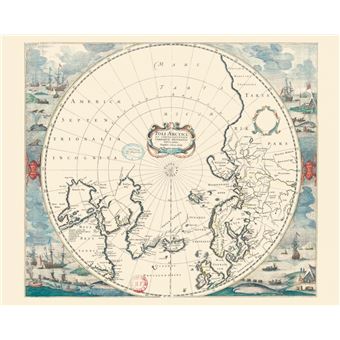 Carte – Pôle arctique - Géographie nostalgique