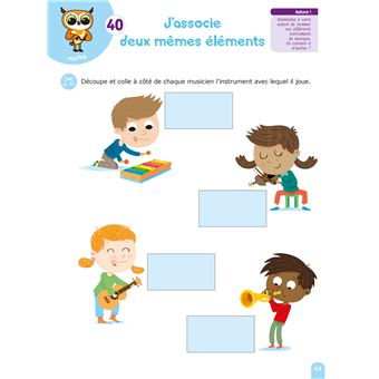 Je découpe, je colle, j'apprends Petite Section