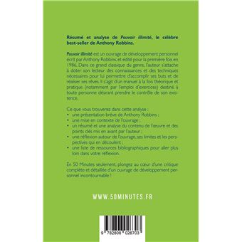 Pouvoir illimité (Résumé et analyse du livre de Anthony Robbins)