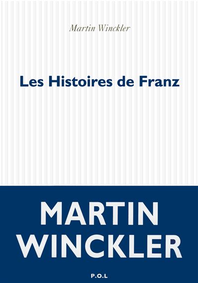 Les Histoires de Franz - Martin Winckler - broché
