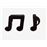 Bag Clips - Musical Notes - Set 6
