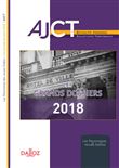 AJCT - Les grands dossiers 2018