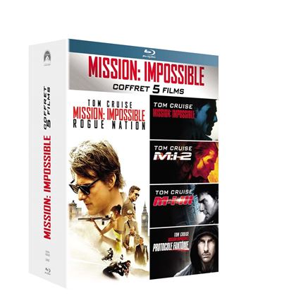 Coffret Mission impossible 5 films Blu-ray