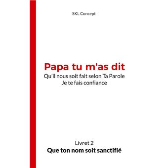 Que ton nom soit sanctifié