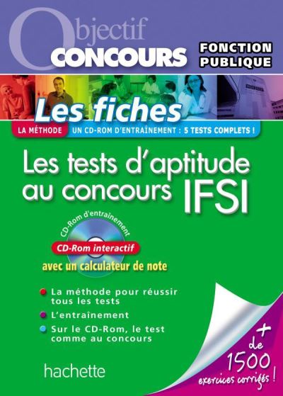 Fiches - Les Tests D'aptitude Au Concours IFSI, Catégorie B - Ed.2010 ...