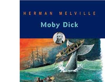 Herman Melville Classic Moby Dick Livre En Cuir Véritable Relié