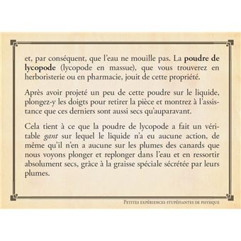 A vos expériences stupéfiantes