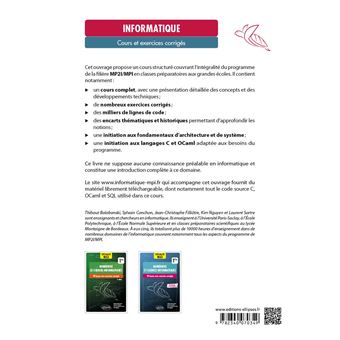 Informatique - MP2I/MPI - CPGE 1re et 2e années