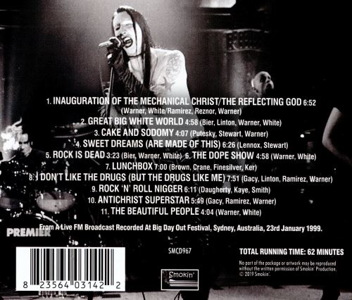 Sweet Dreams Baby Radio Broadcast Sydney 1999 - Marylin Manson