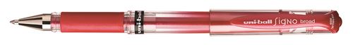 UNIBALL SIGNO BROAD STYLO METAL ROUGE