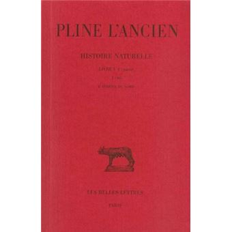 Histoire naturelle. Livre V, 1re partie