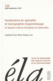 Études de linguistique appliquée -  N°3/2004