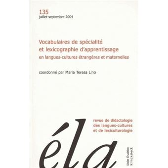 Études de linguistique appliquée -  N°3/2004