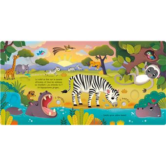 Les animaux sauvages - Mon livre sonore à toucher
