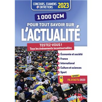 1000 QCM pour tout savoir sur l'actualité