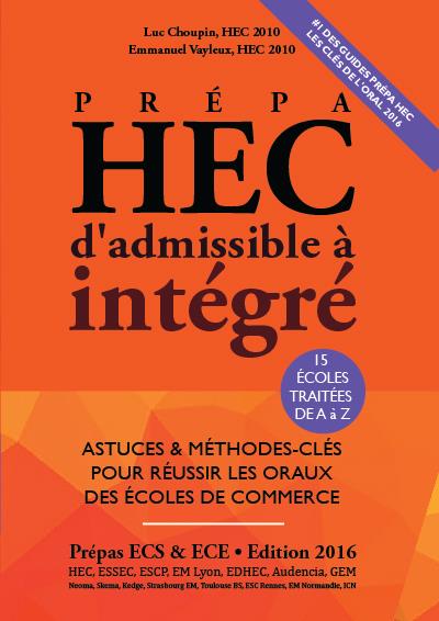 Prépa HEC, d'admissible à intégré