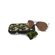 Bonus de commande : Lunettes type « Aviators » avec un étui et un chiffon camouflage