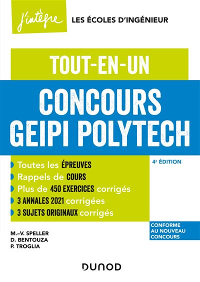 Concours Geipi Polytech - Tout-en-un