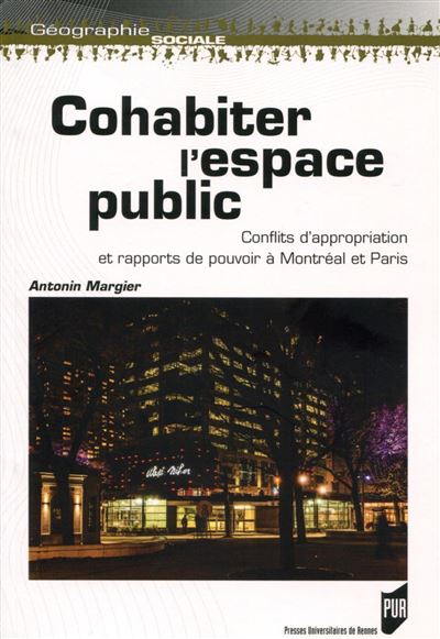Cohabiter l'espace public -  MARGIER ANTONIN - broché