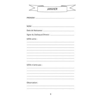 Carnet des anniversaires