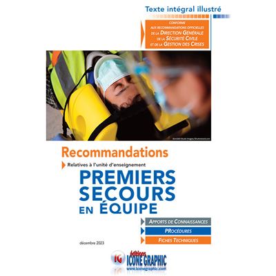 Fiches Recommandations 2021 Premiers secours en équipe PSE1/PSE2