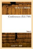 Conferences. Tome 3