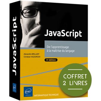 JavaScript - Coffret de 2 livres : De l'apprentissage à la maîtrise du langage (5e édition)