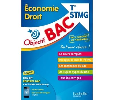 Objectif Bac Economie Droit Term STMG