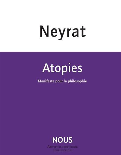 Atopies - Frédéric Neyrat - broché