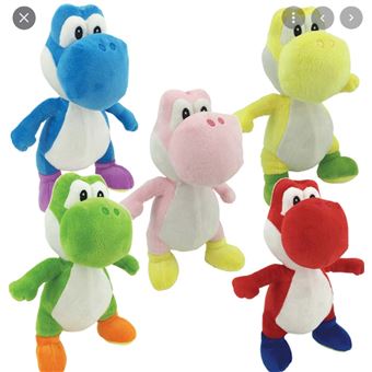 Assortiment de Peluches Yoshi debout 20 cm