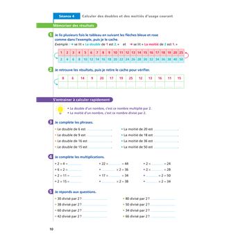Maths CE2 Ed. 2022  - Livret d'entrainement au calcul fluide