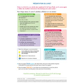 Maths CE2 Ed. 2022  - Livret d'entrainement au calcul fluide