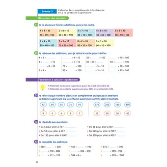 Maths CE2 Ed. 2022  - Livret d'entrainement au calcul fluide
