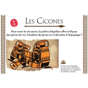 Escape Game Junior - Aide Ulysse à échapper à Poséidon