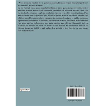 Le Travail organisé et le Travail libre