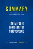 Summary: The Miracle Morning for Salespeople