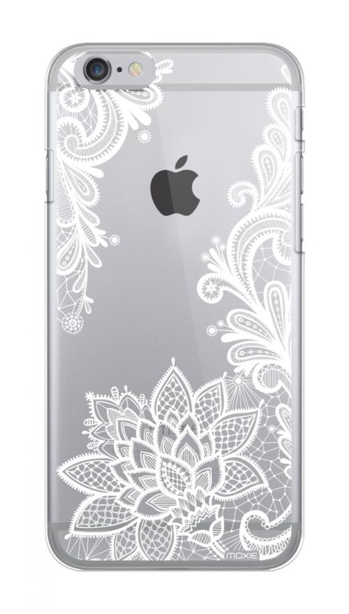MOXIE CRYSTAL CASE LACE IPHONE 6/6S WHITE