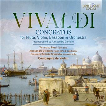 Vivaldi Concertos for Flute, Violin, Bassoon & Orchestra - CD