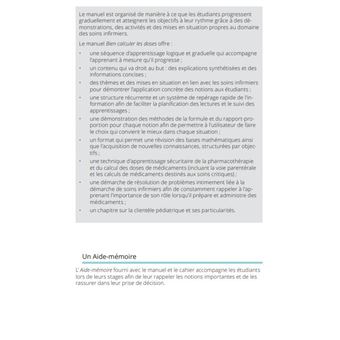 Bien calculer les doses. Une démarche sécuritaire
