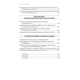 Malaisie contemporaine