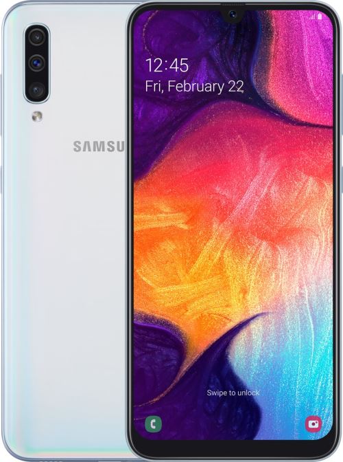Smartphone Samsung Galaxy A50 128Go Blanc + Proxi Sim