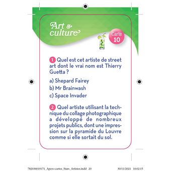 Apéro-cartes Stars & people