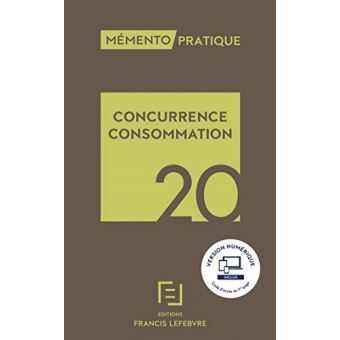 Mémento Concurrence - Consommation 2020