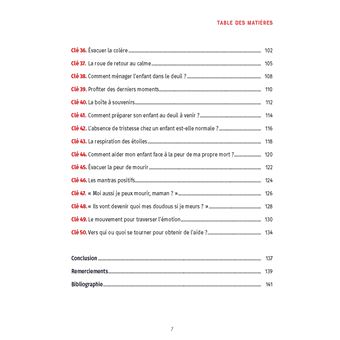 50 clés pour aider un enfant face à la peur de la mort