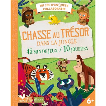 Chasse au trésor dans la jungle - pochette avec accessoires
