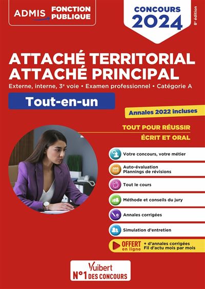 Concours Attaché territorial - Catégorie A - Tout-en-un